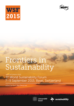 Frontiers in Sustainability 2015